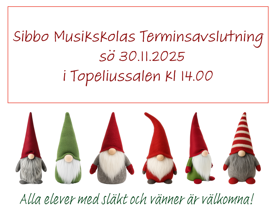 Sibbo Musikskolas Terminsavslutning